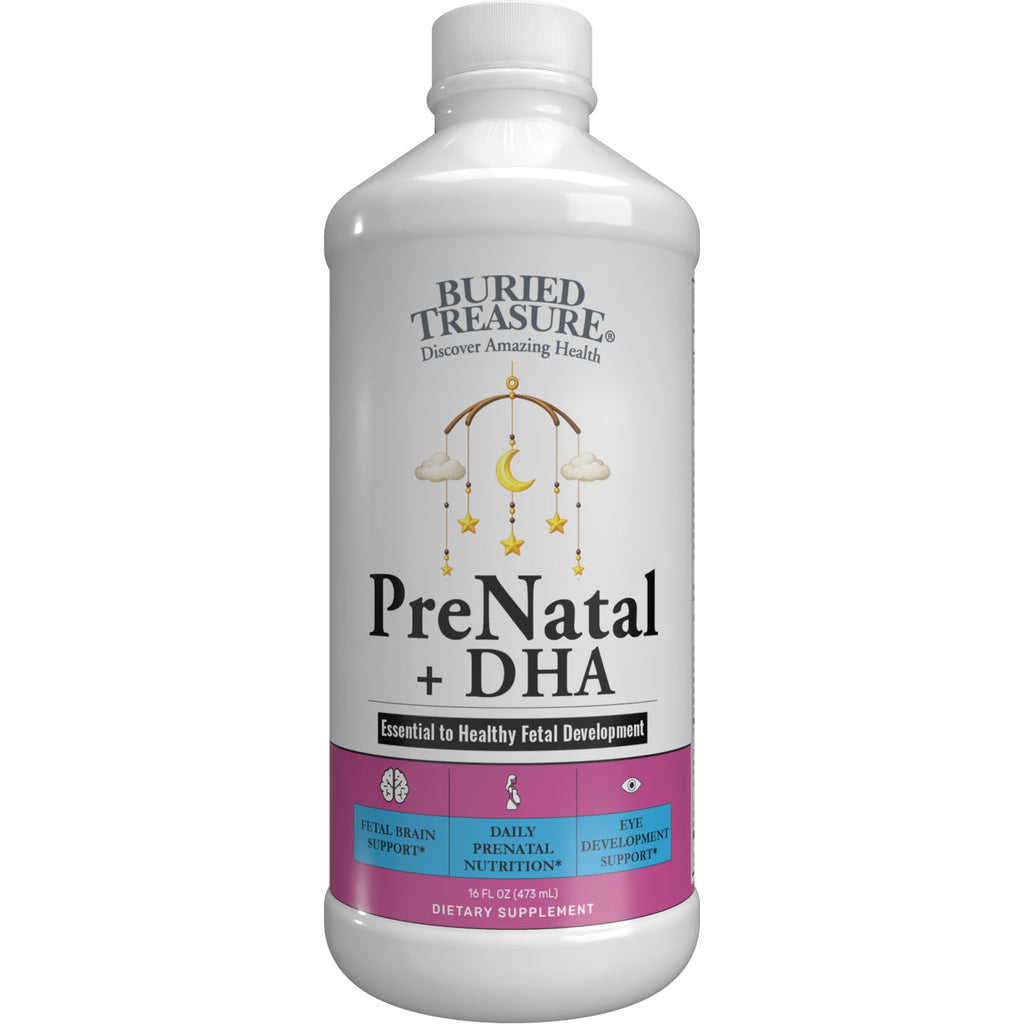 Prenatal Plus DHA Once-Daily Liquid Prenatal Multivitamin, for Preconception, Pregnancy & Lactation, Fruit Flavored, 16 fl oz