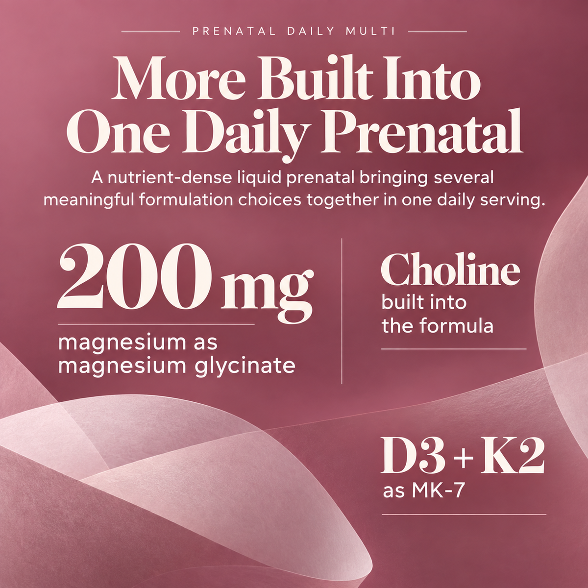 Prenatal Plus DHA Once-Daily Liquid Prenatal Multivitamin, for Preconception, Pregnancy & Lactation, Fruit Flavored, 16 fl oz