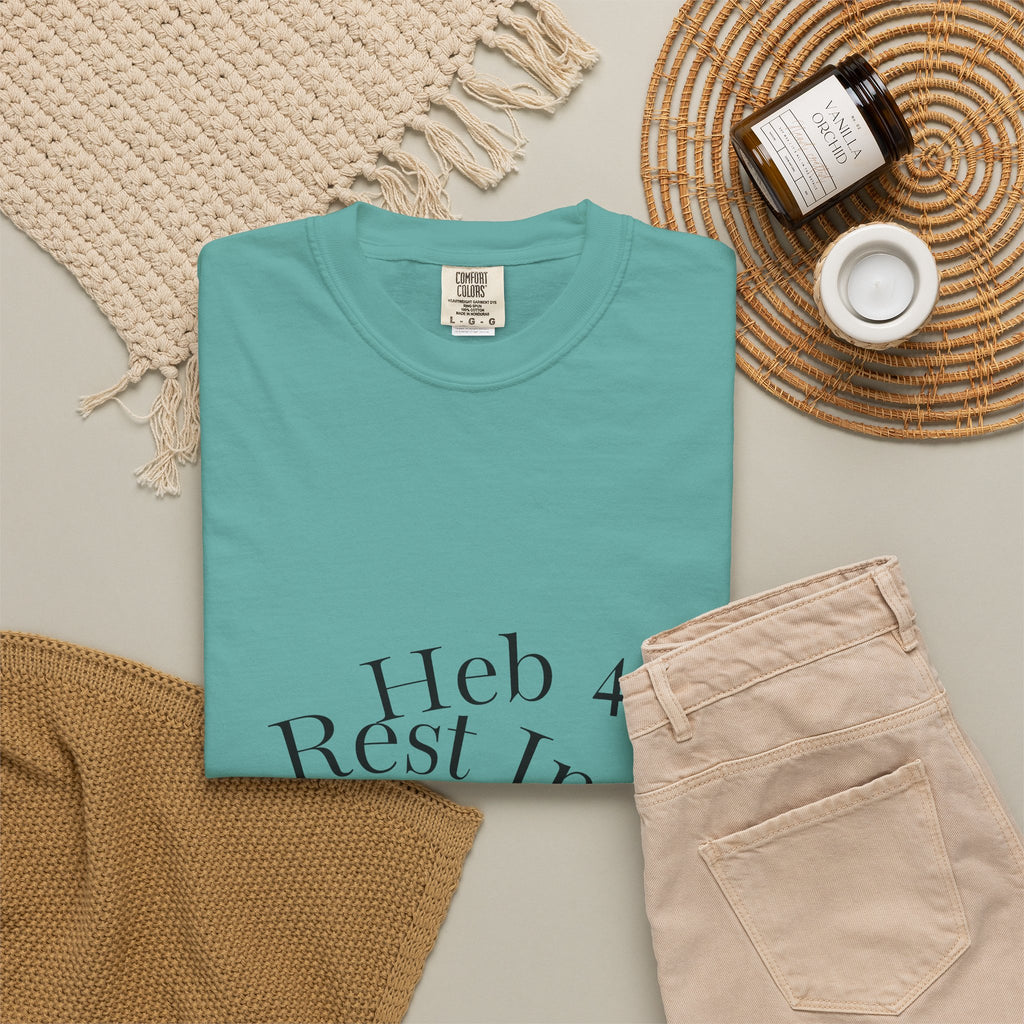 Rest In Christ Heb 4:9 T-Shirt