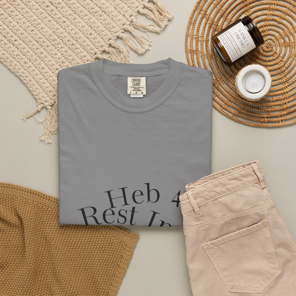 Rest In Christ Heb 4:9 T-Shirt