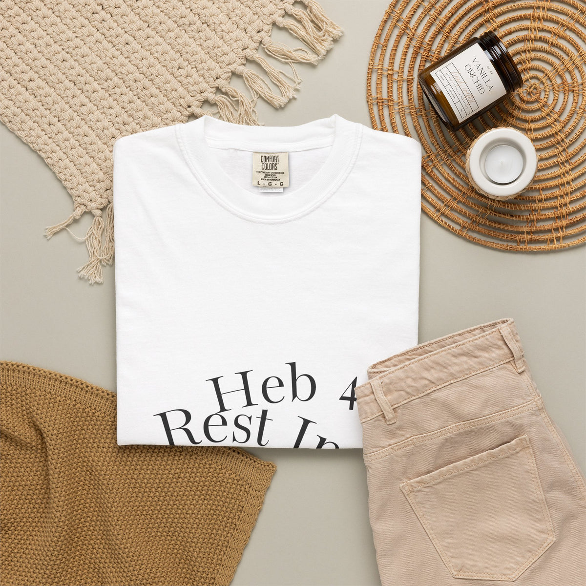 Rest In Christ Heb 4:9 T-Shirt